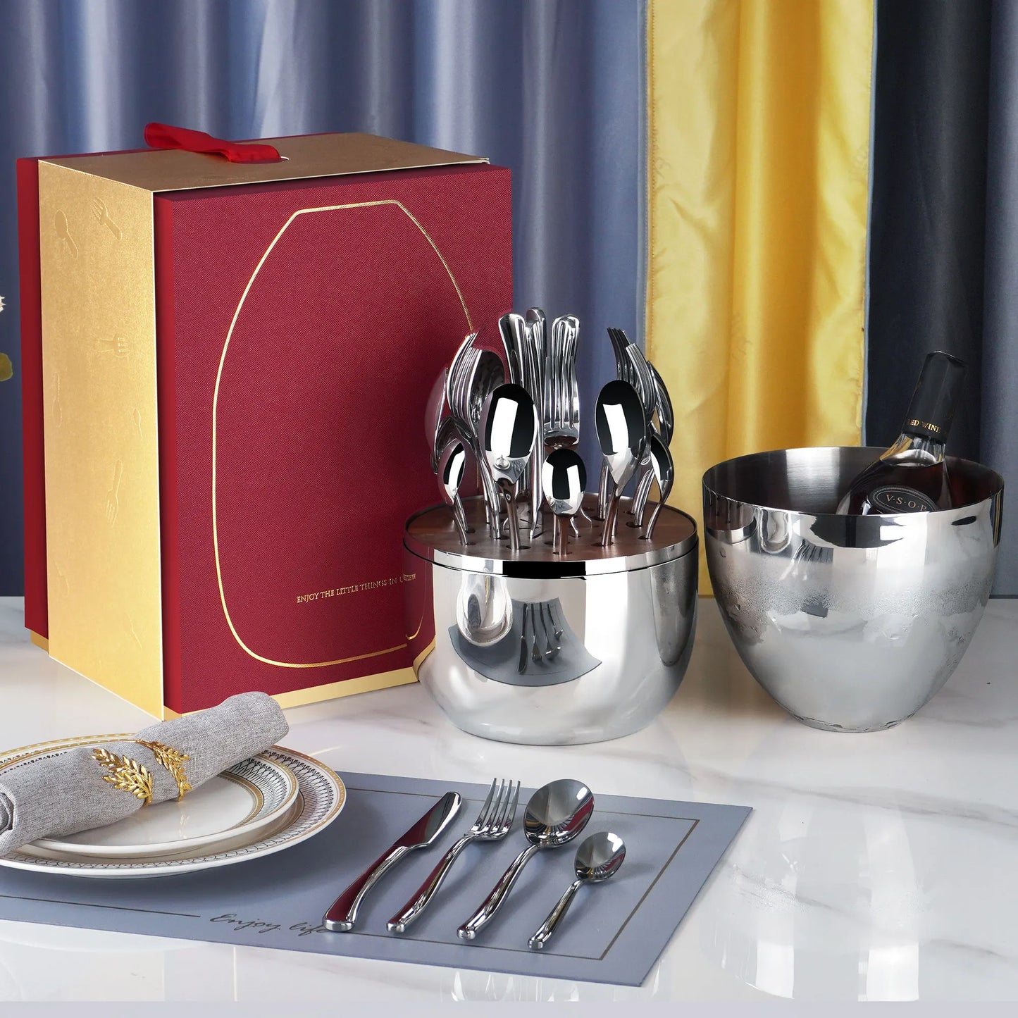 8 Piece Stainless Steel Cutlery Set